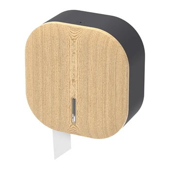 Wood grain  Jumbo  roll Paper dispenser toilet paper holder wall mounted tissue towel dispenser roll paper dispenser