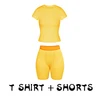 Tshirt set-Yellow