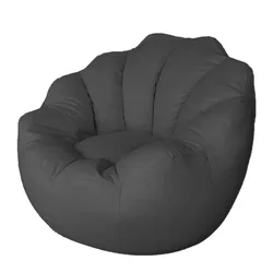 Memory Foam Flower Bean Bag Chair Stuffed Filler Living Room Sofas Egg Shape Chair NO 4