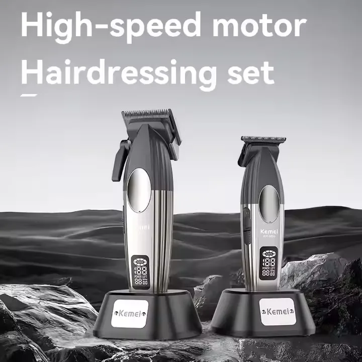 Kemei KM-8536 Professional Hair Clippers Set - Cordless Hair