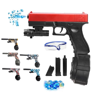 Electric Toy Gun Glock Splat Gun Blaster With 5000 Water Gel Beads For ...