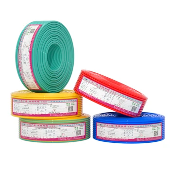 China Manufacturer 1.5mm 2.5mm 10mm Copper Cable Wire PVC Insulation European House Electrical Wire Cable