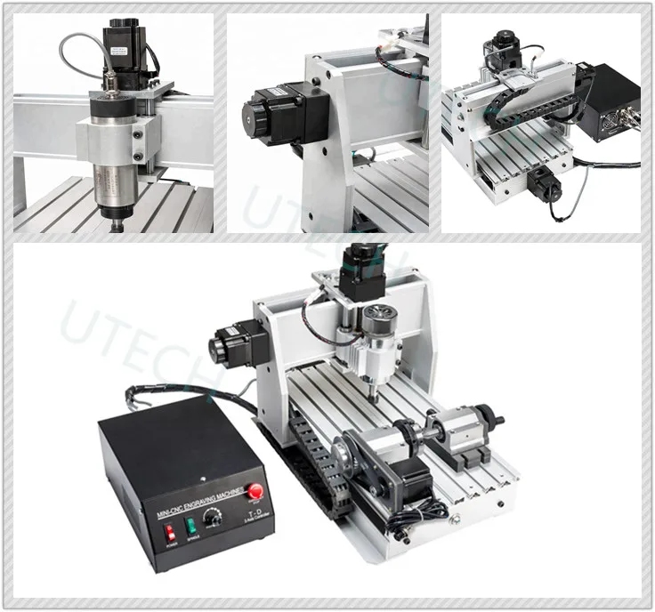 Mini Cnc Router 3040 Engraving Machine for Milling PCB Wood Holes Cnc Router Aluminum Making