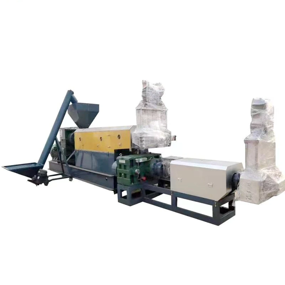 Double Stage Plastic Film Recycling Granulator Small Granulator Machine