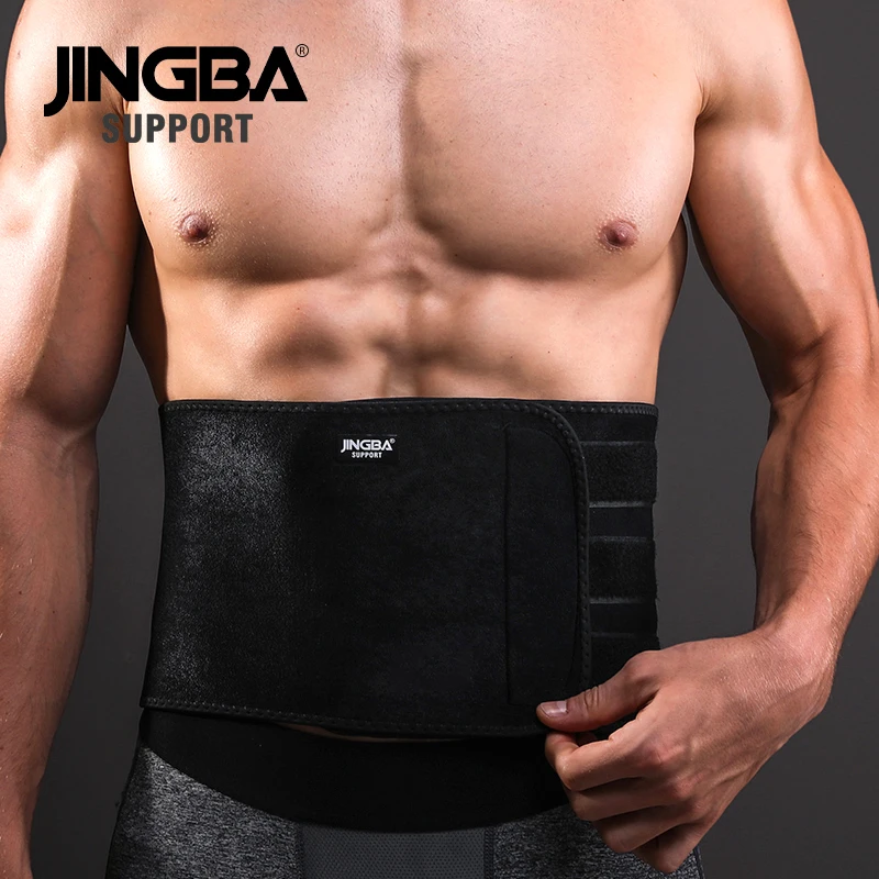 JINGBA Wholesale Neoprene Multicolor Waist Support Sweat Waist Trainer Belt for Cycling Hiking Jogging Weightlifting