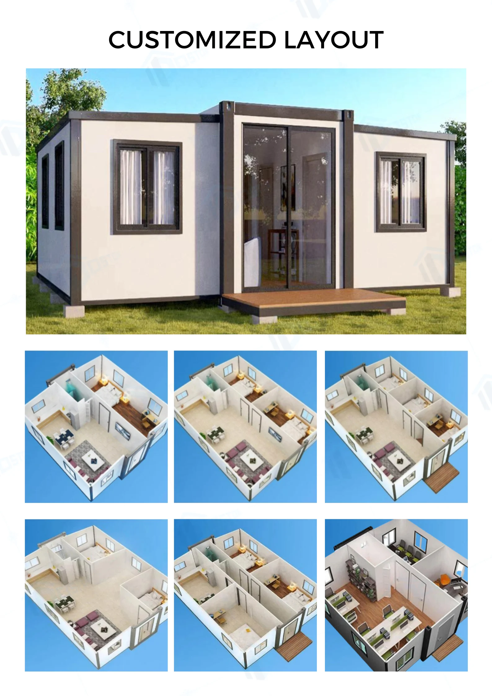 Prefab Modular Homes Expandable Container House - Buy Home Anti ...