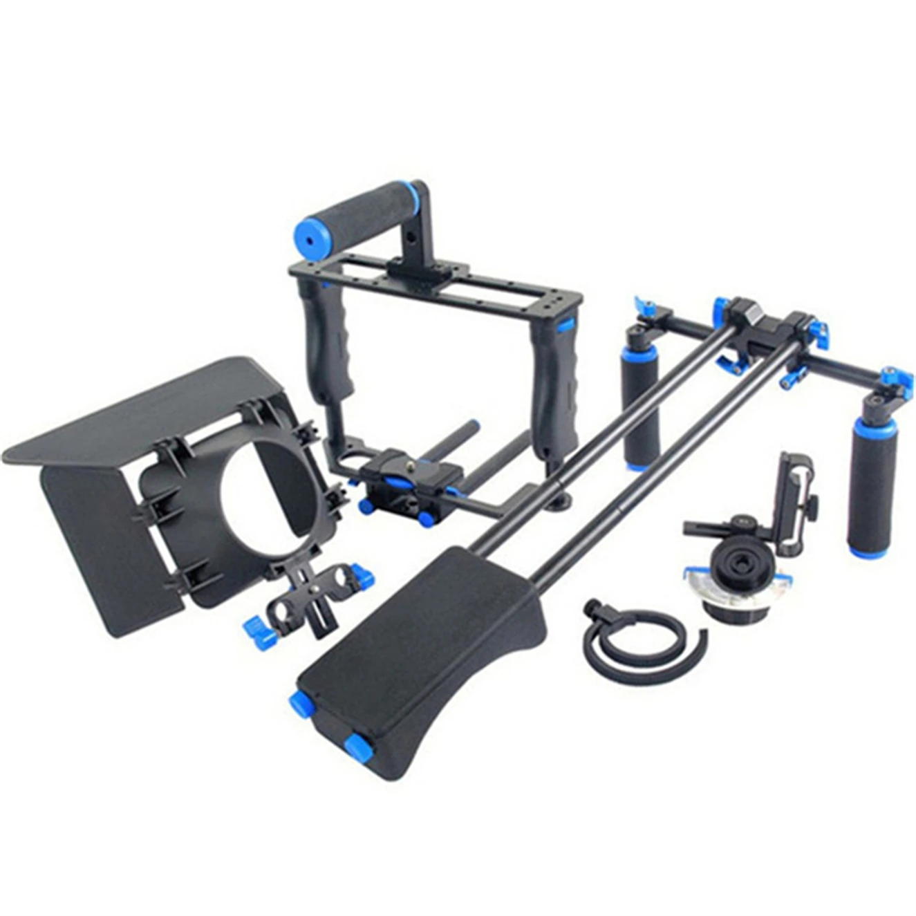DSLR Rig Movie Kit Shoulder Mount カメラリグ Amazon.com : Filmcity Shoulder Rig Kit w Matte Box & Follow