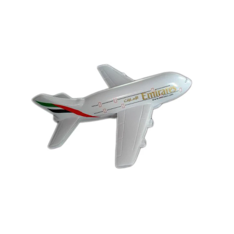 Custom Airplane Shape Anti Stress Ball Aircraft