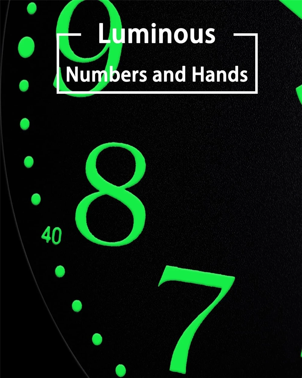 12 Inch Quartz Wall Clock with Silent Energy-Absorbing Luminous Numerals Wooden Glow-in-the-Dark MDF Decoration Lighted Hands