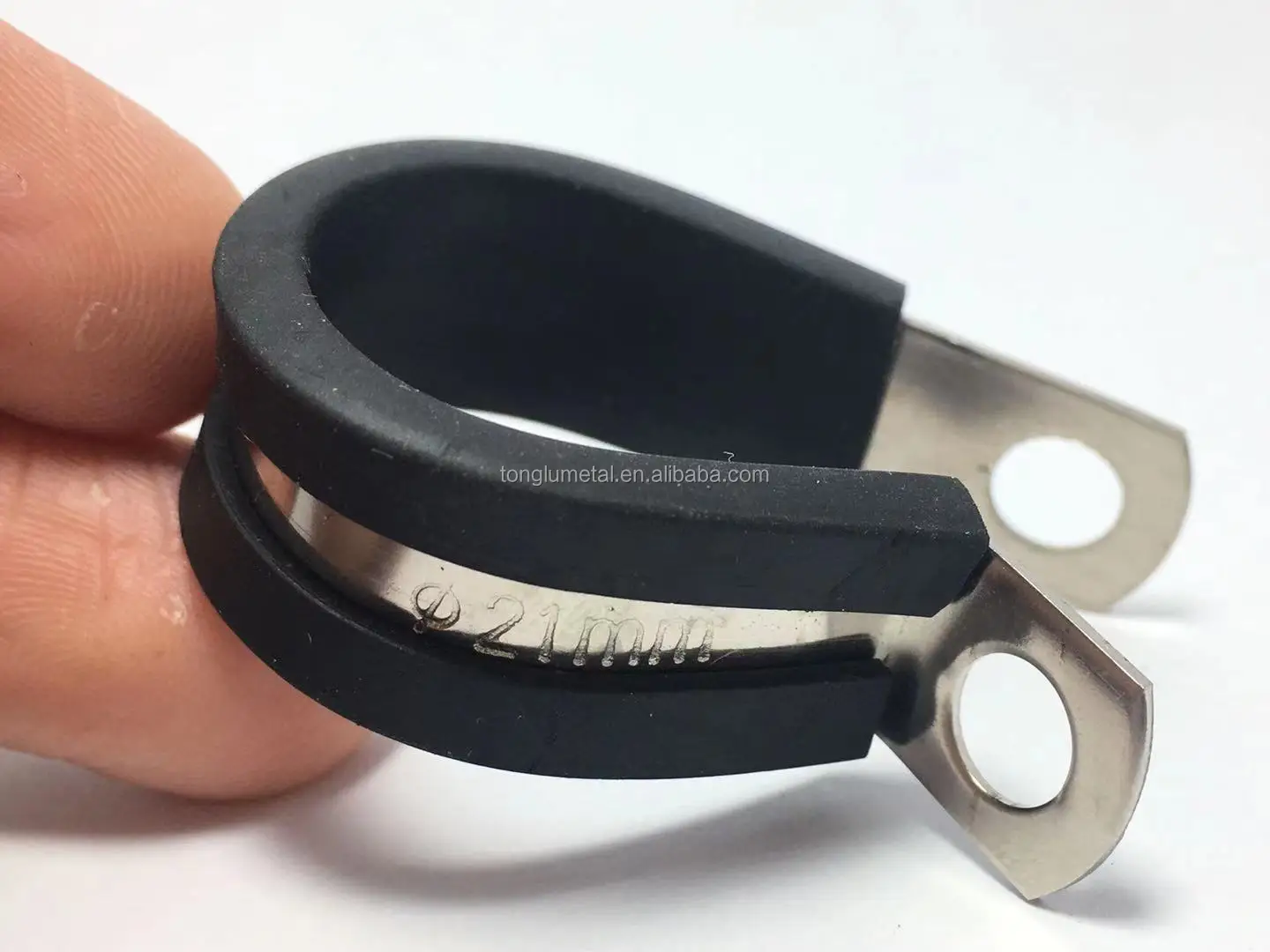 Rubber Lined R Type Cushioned Clips - Reliable Hose Clamps