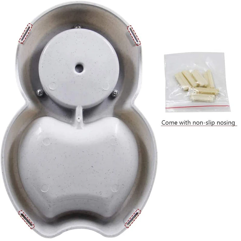 large automatic pet dog feeder drinking fountain plastic dog food bowl pets water dispenser
