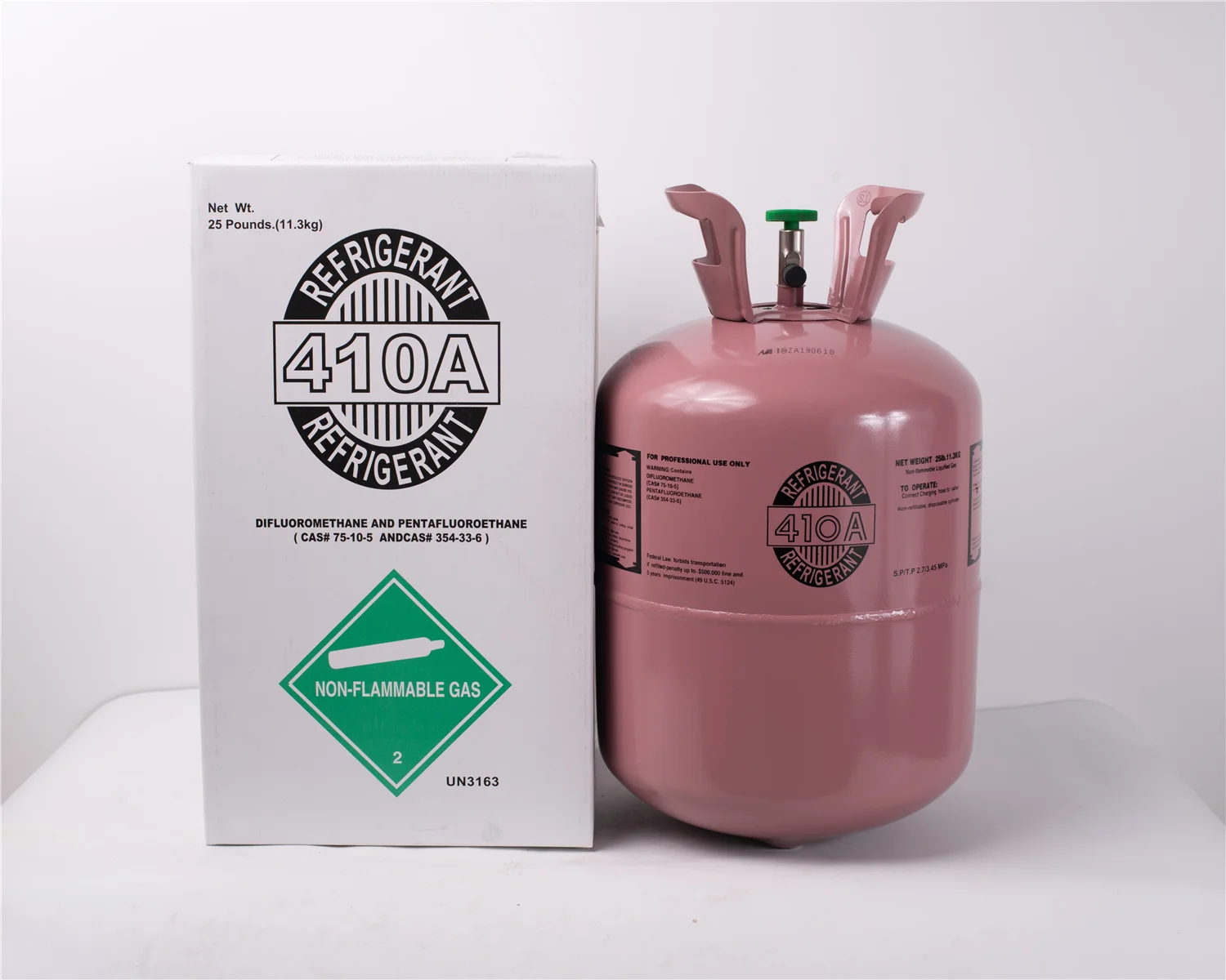 Steel R410a Refrigeran Gas Cylinder Ce Standards 11.3kg R410 ...