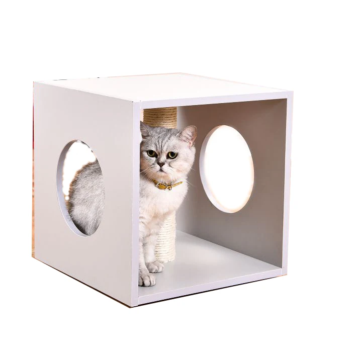 Pabrik Harga Grosir Desain Sederhana Kecil Kayu Kucing Perangkap 