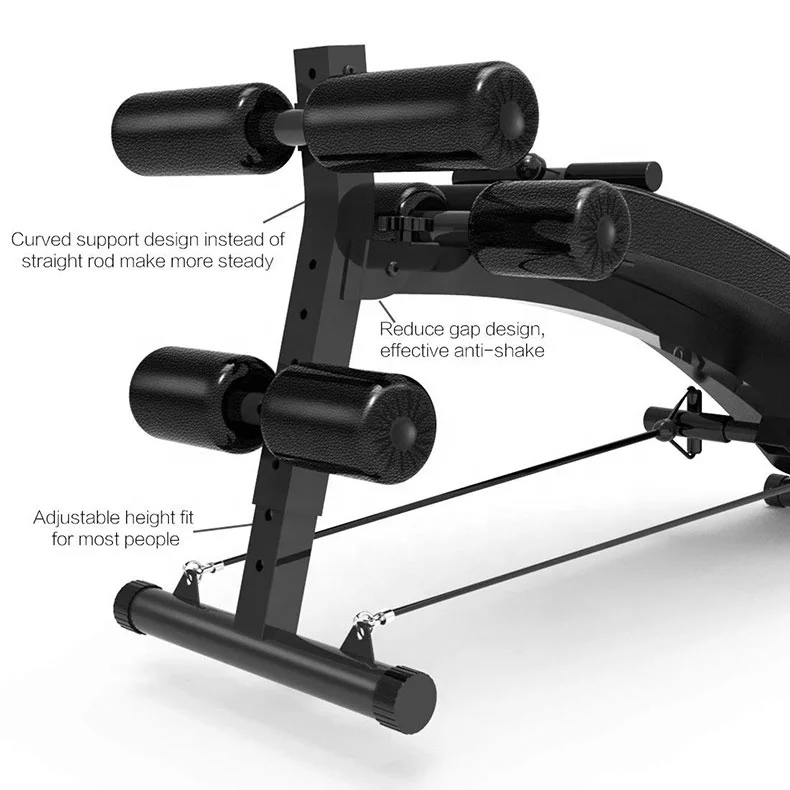 Sit up AB Bench Incline Decline - FEIERDUN Adjustable Workout Sit-up Bench Slant Crunch Board Abdominal Benches