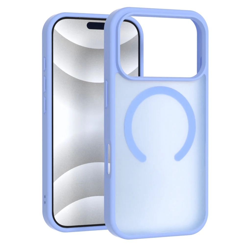 product laudtec frosted clear mobile phone cases for iphone 17 air 16 pro max magnetic charging slim lightweight customized logo sjk1063-7