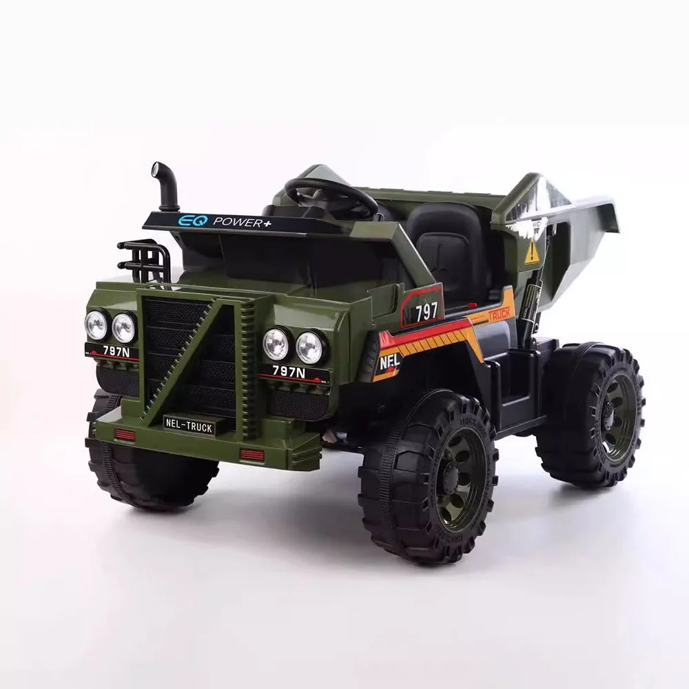 Full Scale Cool Trendy Style Children's Battery Powered Ride-On Electric Four Wheel Dual Drive off Road Vehicle Toy Car