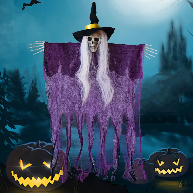 Haunted Life Size Prop Hanging Outdoor Decorations Ghost Animated