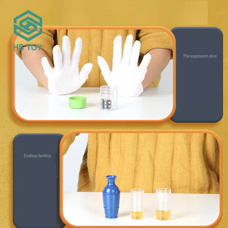 HS более 60 видов аксессуаров Волшебный реквизит профессиональные трюки оптовая продажа с книгой для