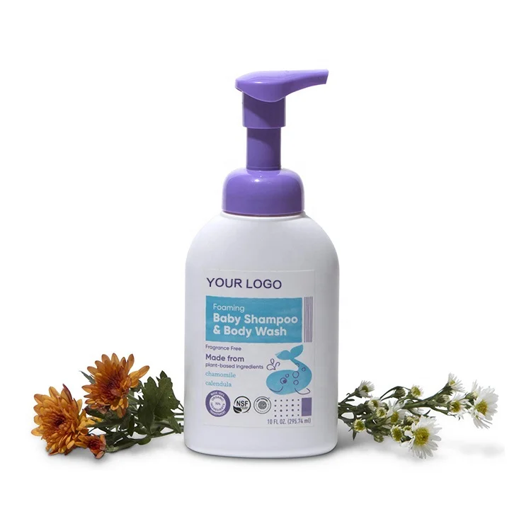 Foaming shampoo. Органическая пена. baby shampoo.
