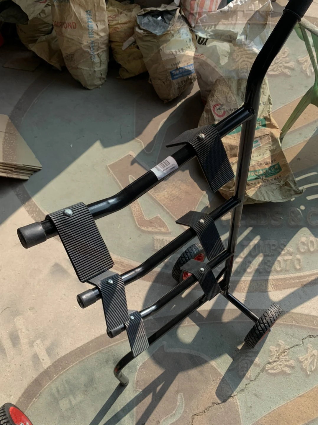 Three-layered Trolley-type Saddle Rack with PE Handles High-quality PVC ...