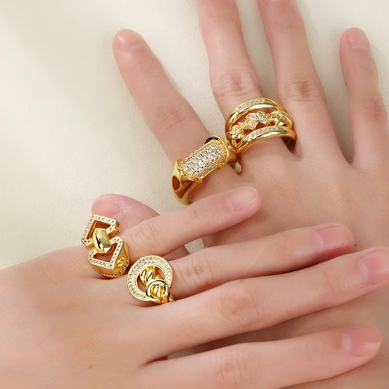 Clearance Rings Gold Ring Design For Little Finger New Model