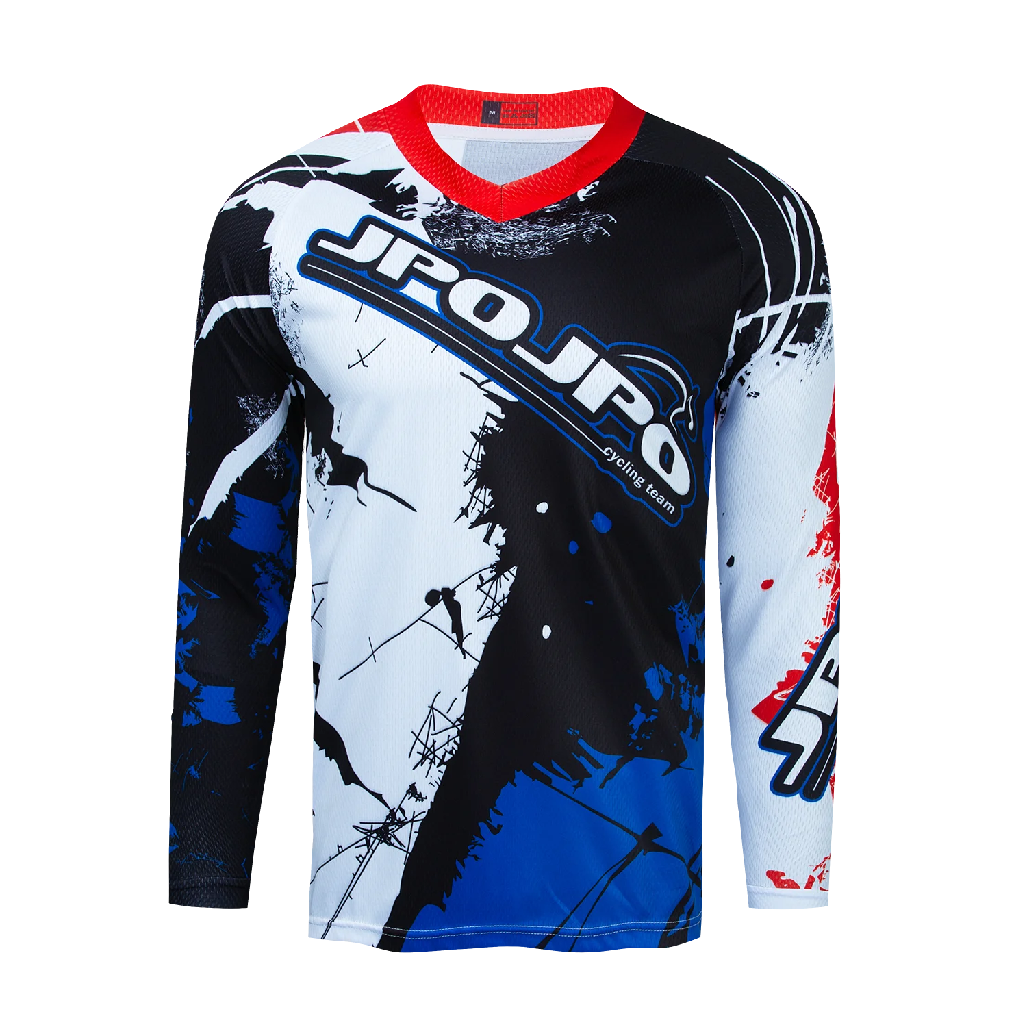 JPOJPO Downhill Cycling Jersey Men's Racing Jersey Long Sleeve MTB Bicycle Clothing Bike Shirt Motorcycle S-4XL 