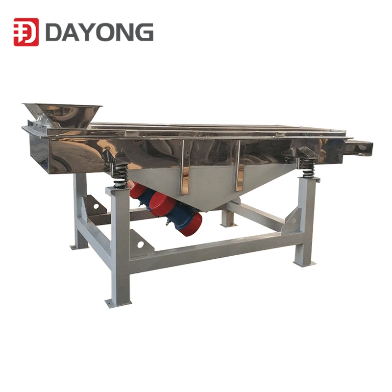Mobile Linear Vibrating Sifter Sieve Machine for Tea