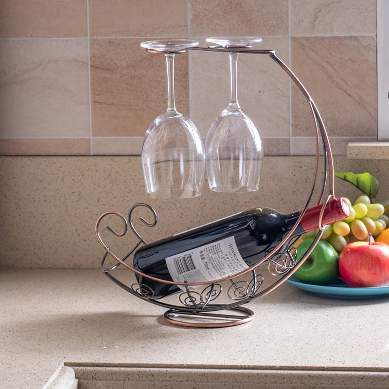 hanging wine glass rack