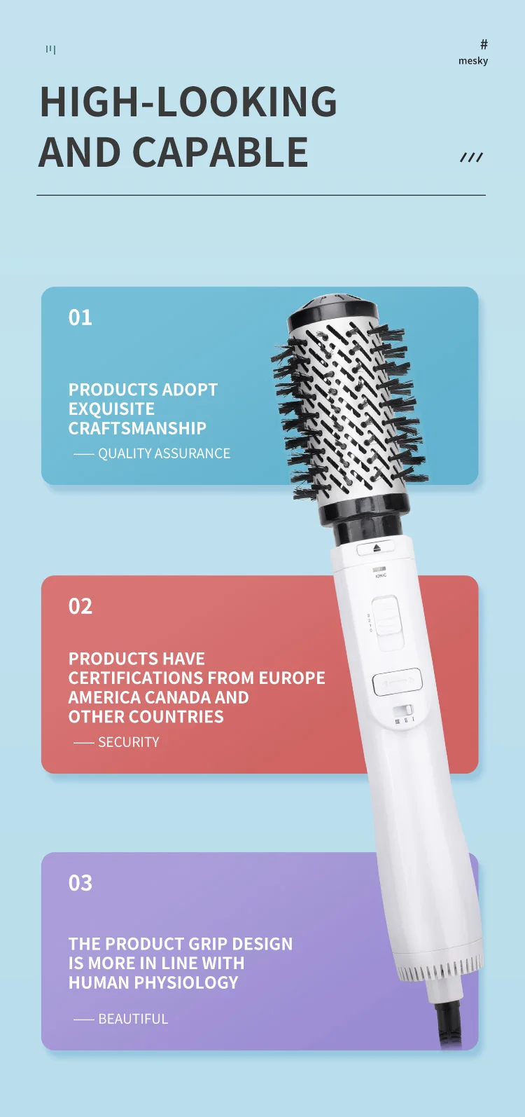 Cepillo Giratorio De Aire Caliente Automático 2 En 1,Equipo De Salón De Pelo ,Secador De Pelo,Cepillo De Secador De Pelo De Un Paso,2021 - Buy Un Paso  Secador De Pelo,Secador De Pelo Cepillo,Cepillo