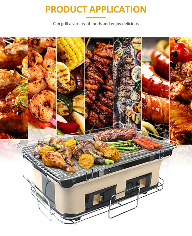 Wholesale Mini Japanese Style Yakitori Grill Ceramic Tabletop Grill