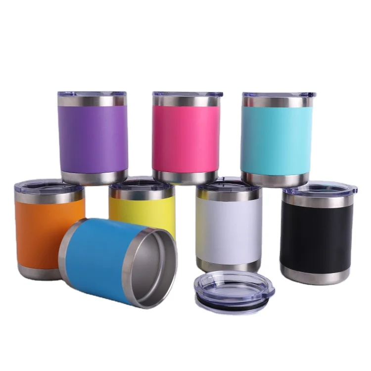 300Ml Double Wall Stainless Steel 10Oz Lowball Tumbler Wholesale Insulated  10 Oz White Skinny 10 Oz Stainless Steel Tumbler 10Z