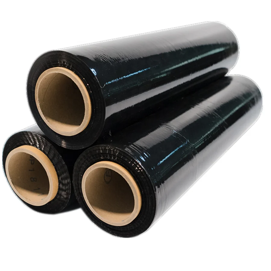 Linear Low Density Polyethylene Black Stretch Wrap Packaging Films