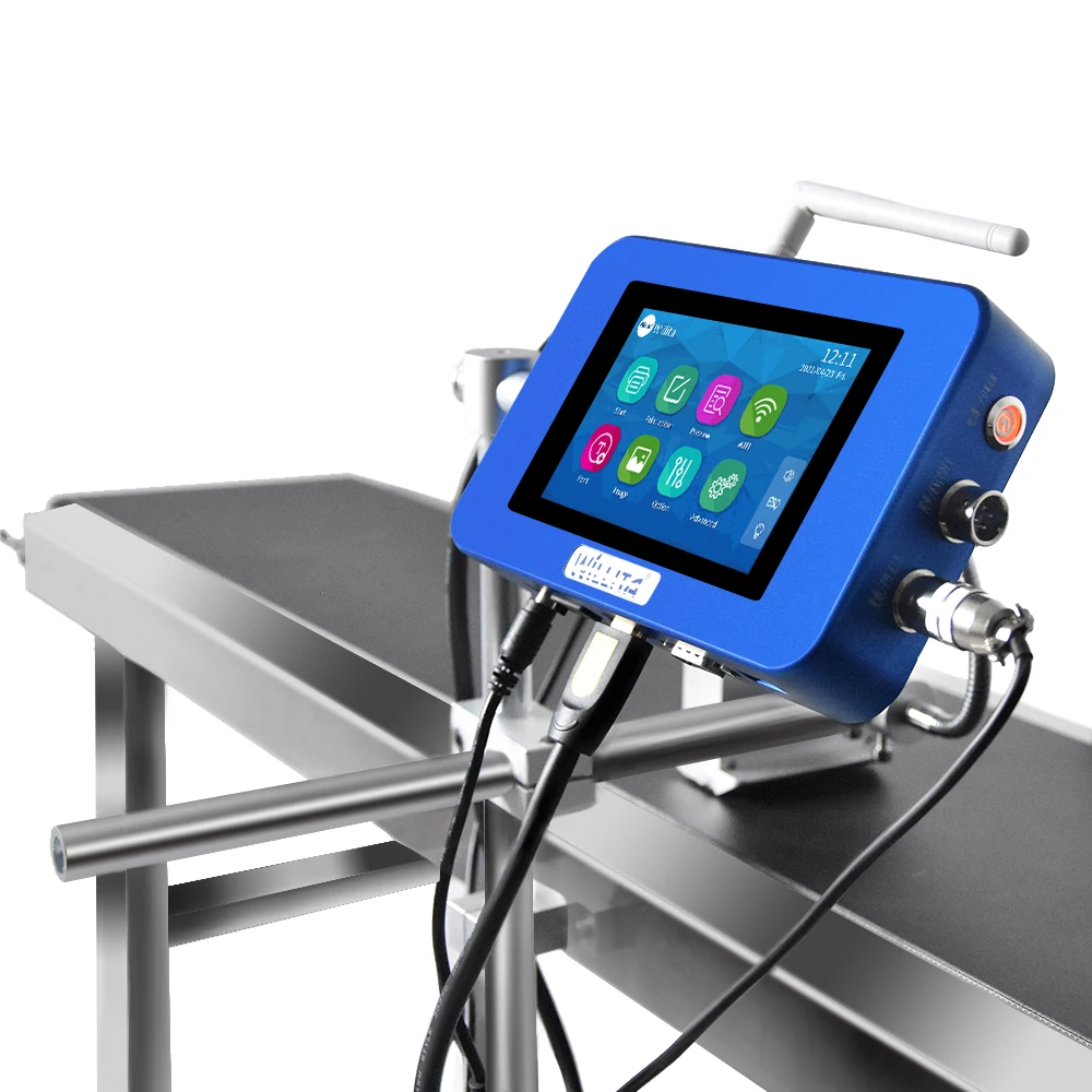 Willita Factory Price Single Pass Batch Expired Date Coding Machine Tij Logo Printing Online Thermal Inkjet Printer