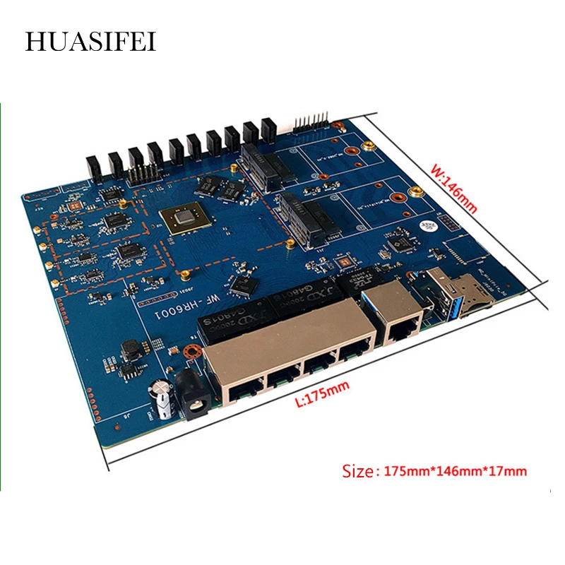 HUASIFEI QCA IPQ6010 chip quad-core 5G modem gigabit port wifi hotspot supports dual SIM card slot WIFI 6 router CAT12 CAT20