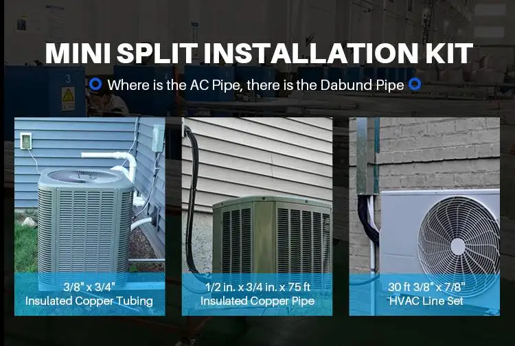 High Quality Custom Wholesale AC Installation Kit With Copper Line Sets supplier