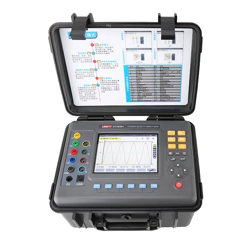Ut283a+ 3 Phase Power Quality Analyzer Harmonics Power Analyzer Monitor