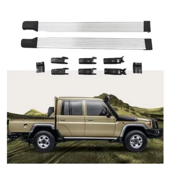 YBJ SUV Automobile Nerf Bar Protection Running Boards Side Step for Toyota Land Cruiser FJ70 FJ75 FJ76 FJ79 footboard treadle