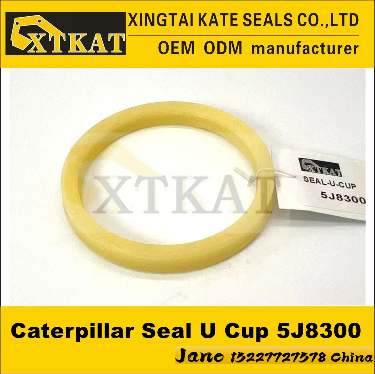 XTKAT U-Cup Rod Seal for Caterpillar Equipment - Fast Delivery