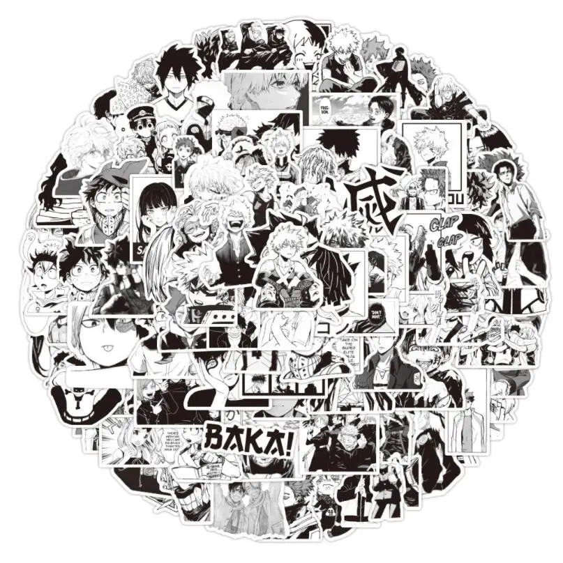 100 verschiedene Anime Stickers – Otakuwarehouse