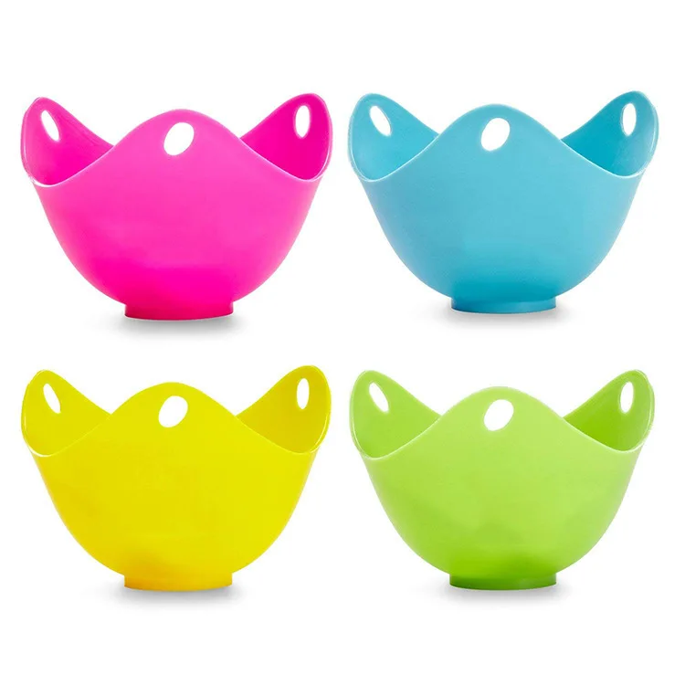 Microwave Silicone Egg Poach Pod Cups Silicone Egg Poacher - China