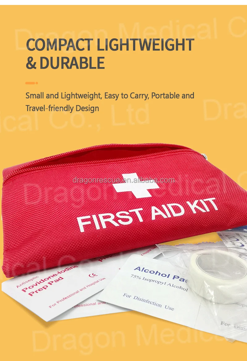 Waterproof First Aid Kit Small Medical Pocket Mini Portable Medicine