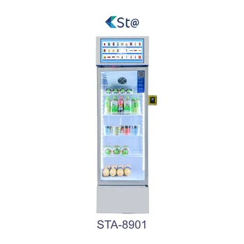 smart fridge vending machine for foods and drinks fruit micro smart vending ai cabinet