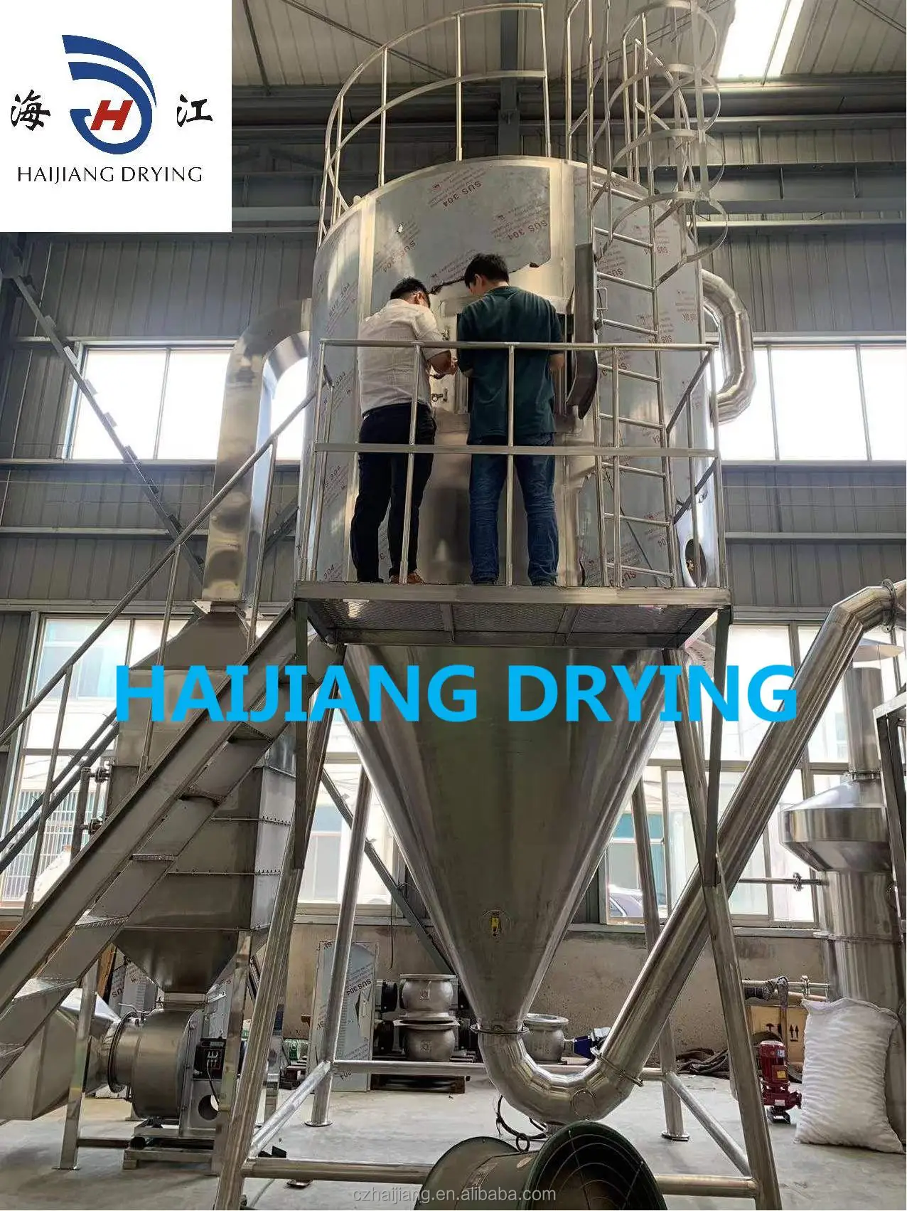 LPG Powder Making Drying Machine Spray Dryer for Blood Milk Powder Herb Extract Stevia Spirulina Coffee Egg Powder Drying