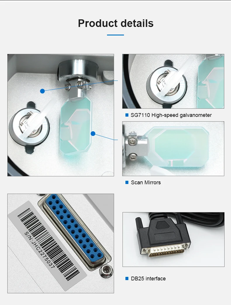 Sg7110 Galvanometer Fiber Laser Scan Galvo Head Set 1064nm - Buy ...