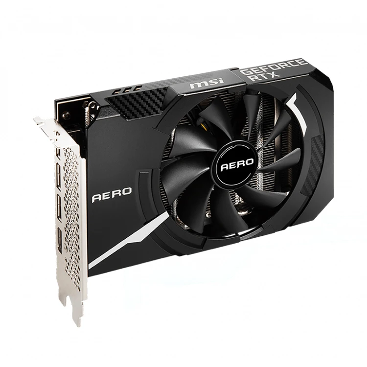 Used MSI GeForce RTX 3060 Ti AERO ITX 8G Graphics Card - 2 Fan