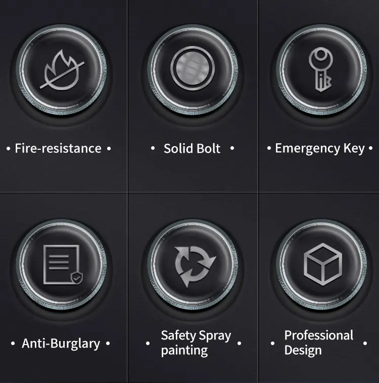 CEQSAFE High Security Electric Digital Metal Fireproof Home Office Safe Box manufacture