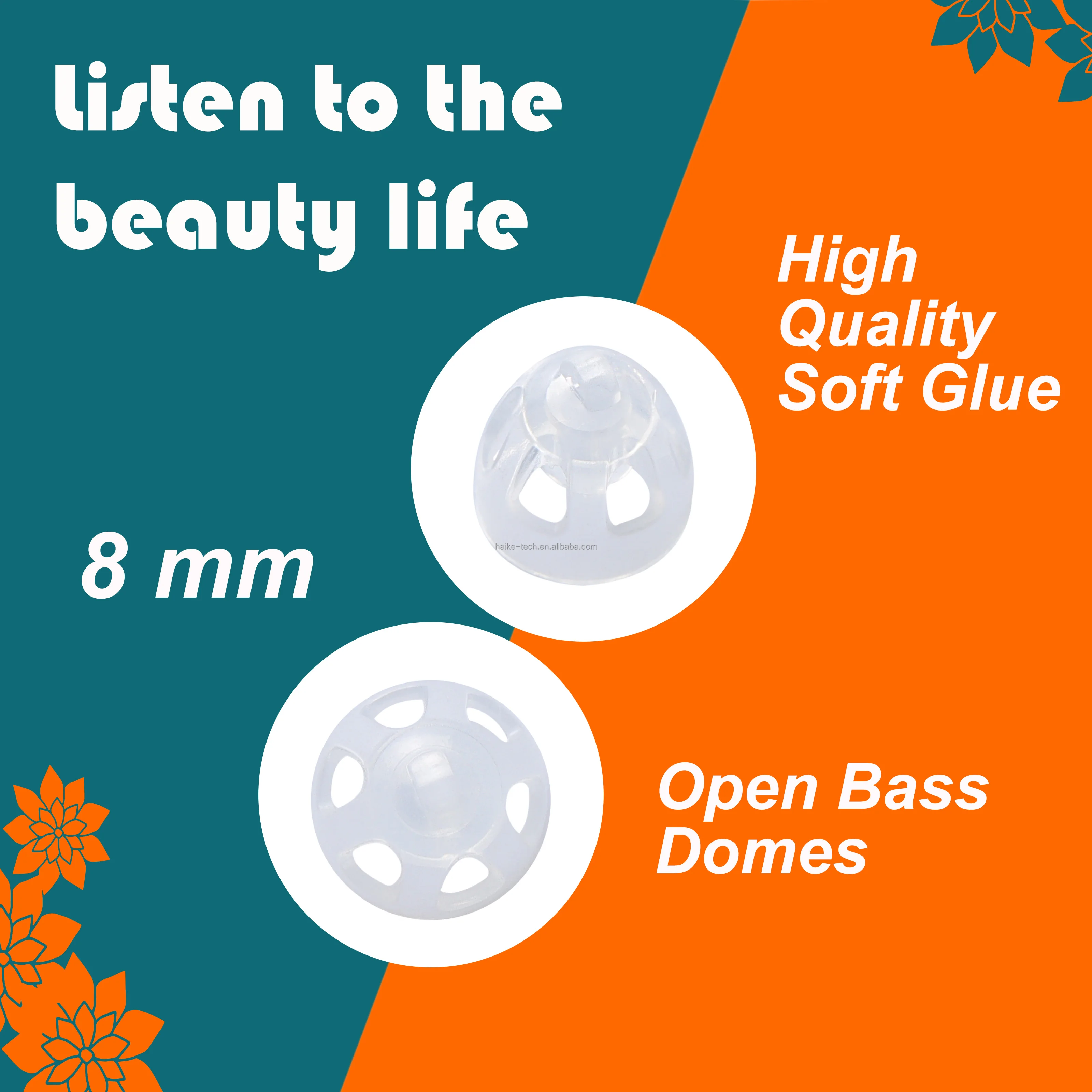 Codomes Rplasmets For Oticon Replacements For Double Vent Domes Double Open Single 8mm ...