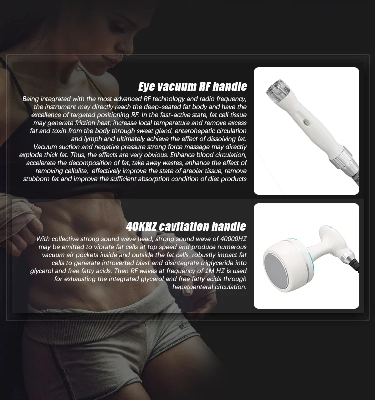 40K Whole Body Weight Loss Cellulite Massager EMS Ultra 360 Cavitation Fat Burning Machine Facial Lifting Beauty Equipment