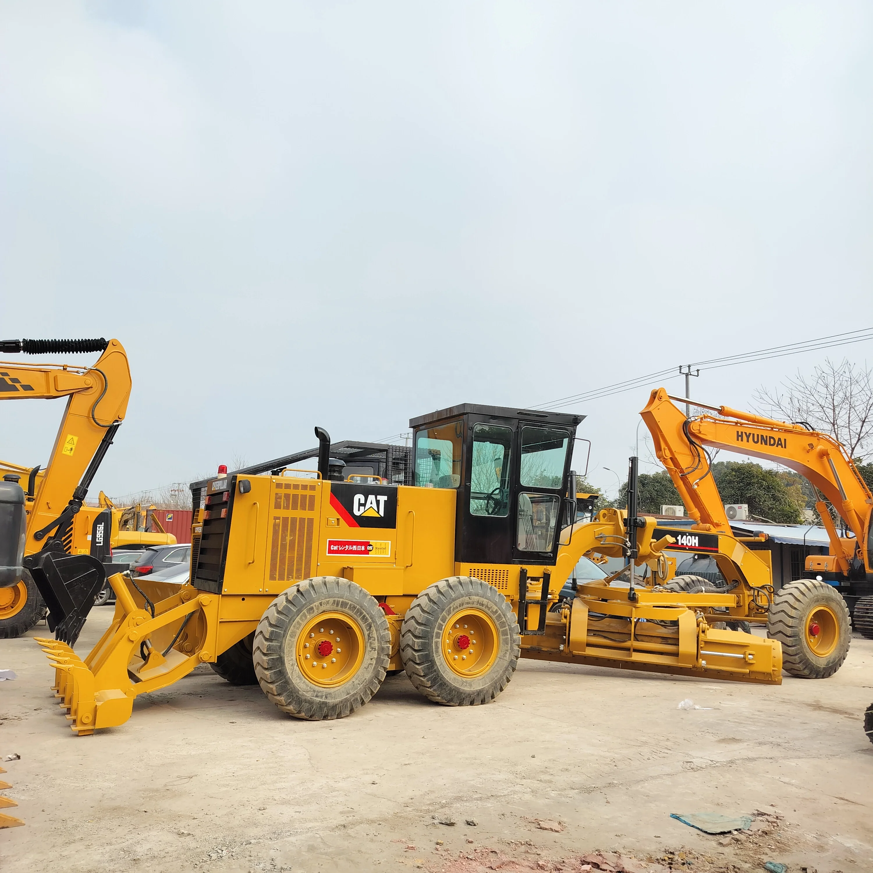 Japan-Made Used for Cat 140h Motor Grader with Low Working Hours & Hours in Stock Core Component Engine