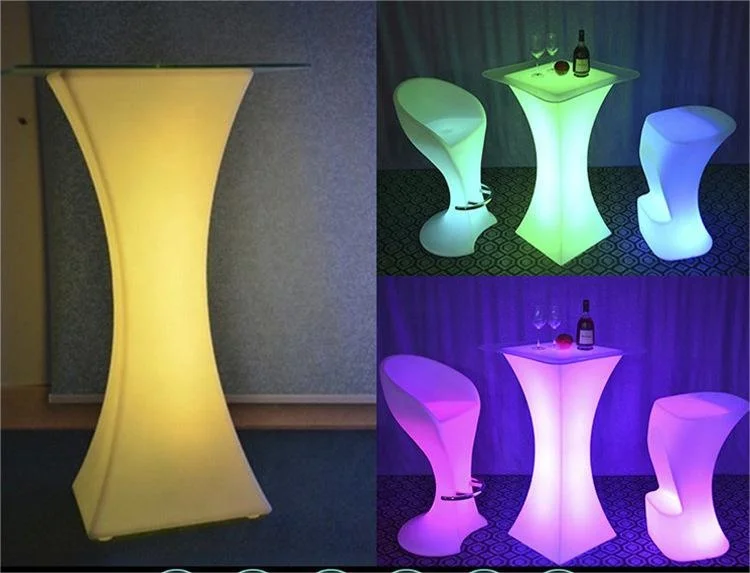 Party Led Table for bar Waterproof Wedding bar Glowing bar Chair Illuminated Led Cocktail Table